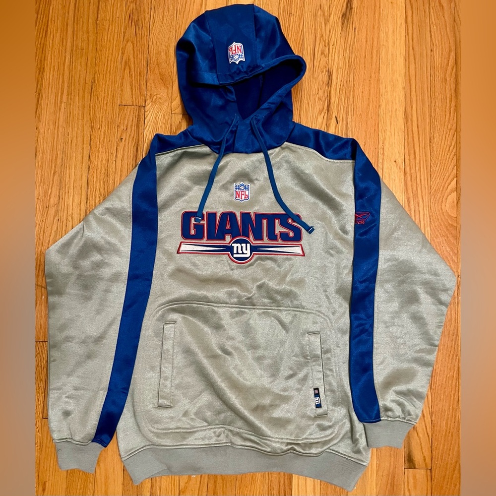 Reebok NFL NY Giants Hoodie, Size Men’s Medium